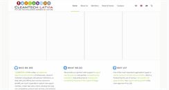 Desktop Screenshot of cleantechlatvia.com